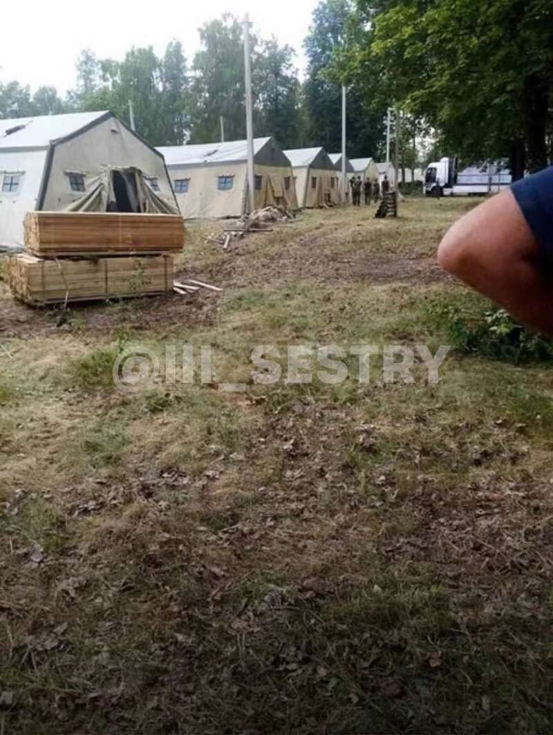 白俄罗斯首批瓦格纳营地照片曝光