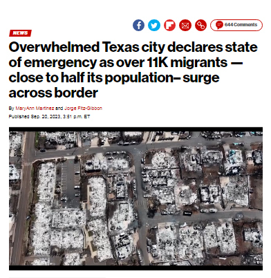 美国得克萨斯州伊格尔帕斯市不堪重负，宣布进入紧急状态